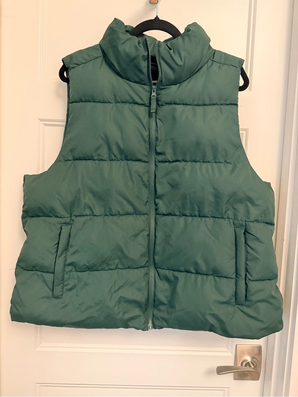 dip Green Puffer Vest